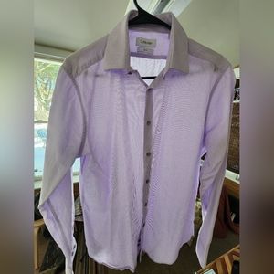 CALVIN KLEIN MENS BUTTON DOWN SHIRT M 15-15 1/2 32/33